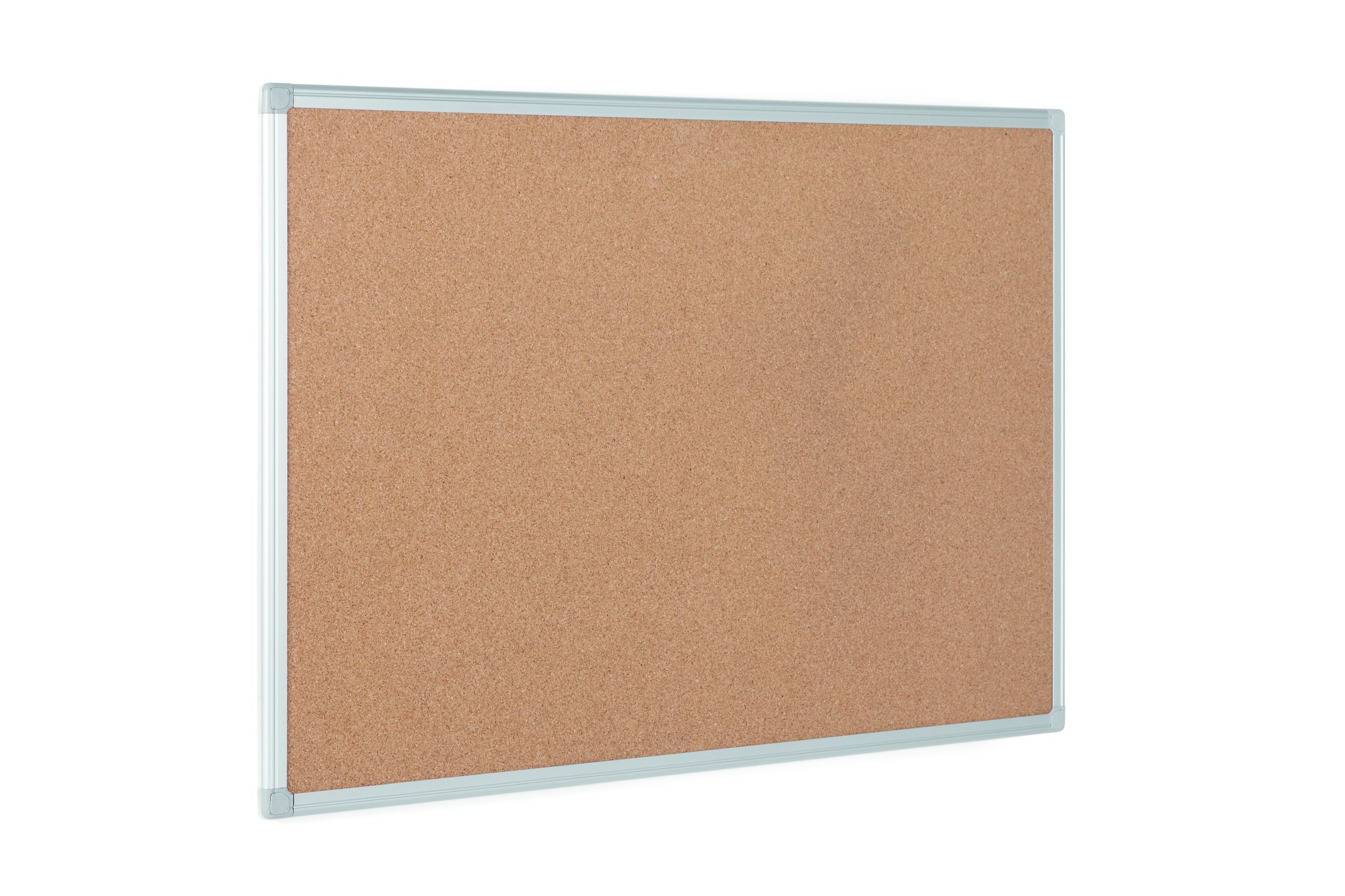 MasterVision Earth Cork Bulletin Board, 48" x 72", Aluminum Frame