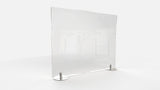 Ghent Desktop Protection Screen - Freestanding, Clear Thermoplastic, 24" H x 42" W_0
