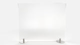 Ghent Desktop Protection Screen - Freestanding, Frosted Thermoplastic, 24" H x 36" W_1