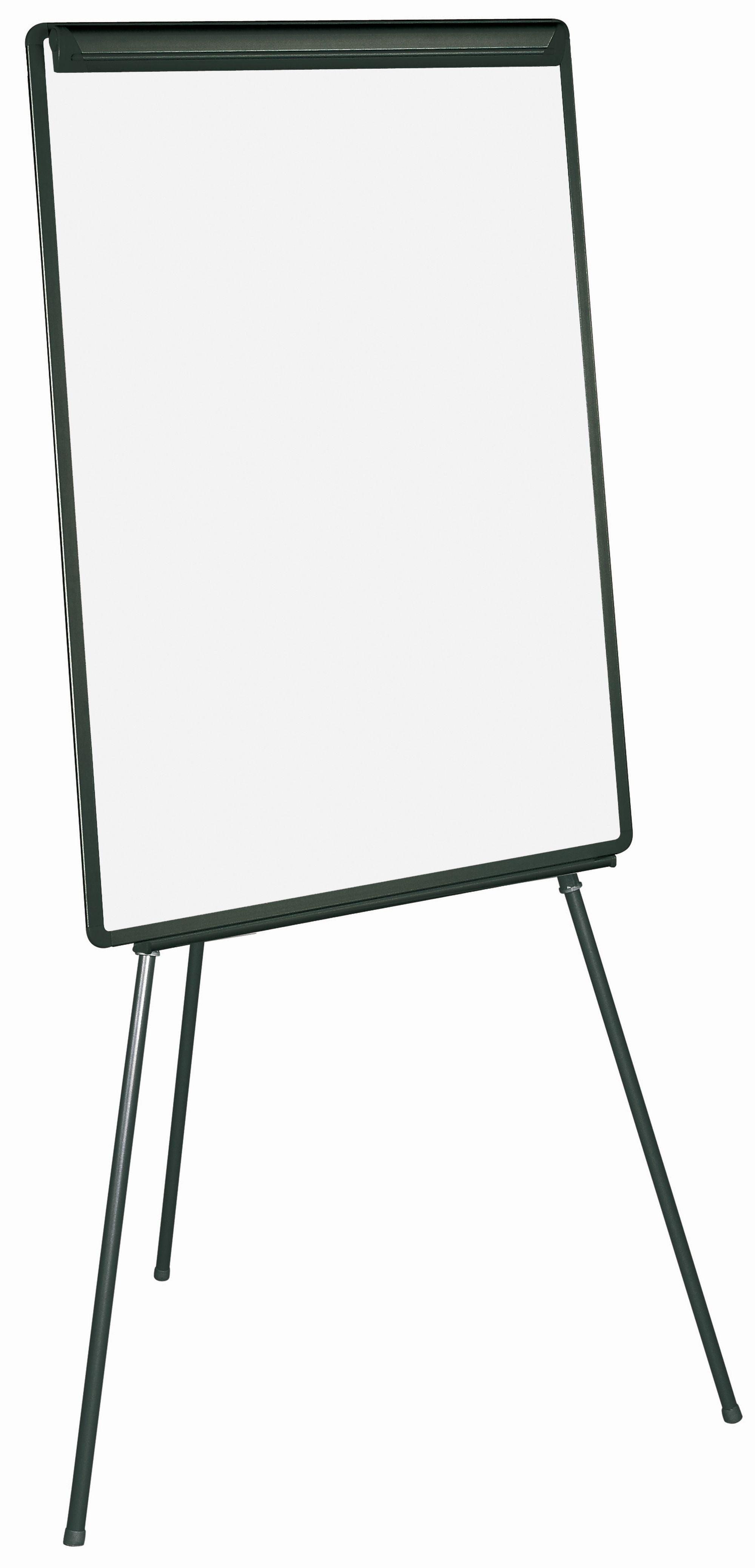 MasterVision Melamine Dry-Erase Tripod Presentation Easel, Black Aluminum Frame, 29.5" x 42"