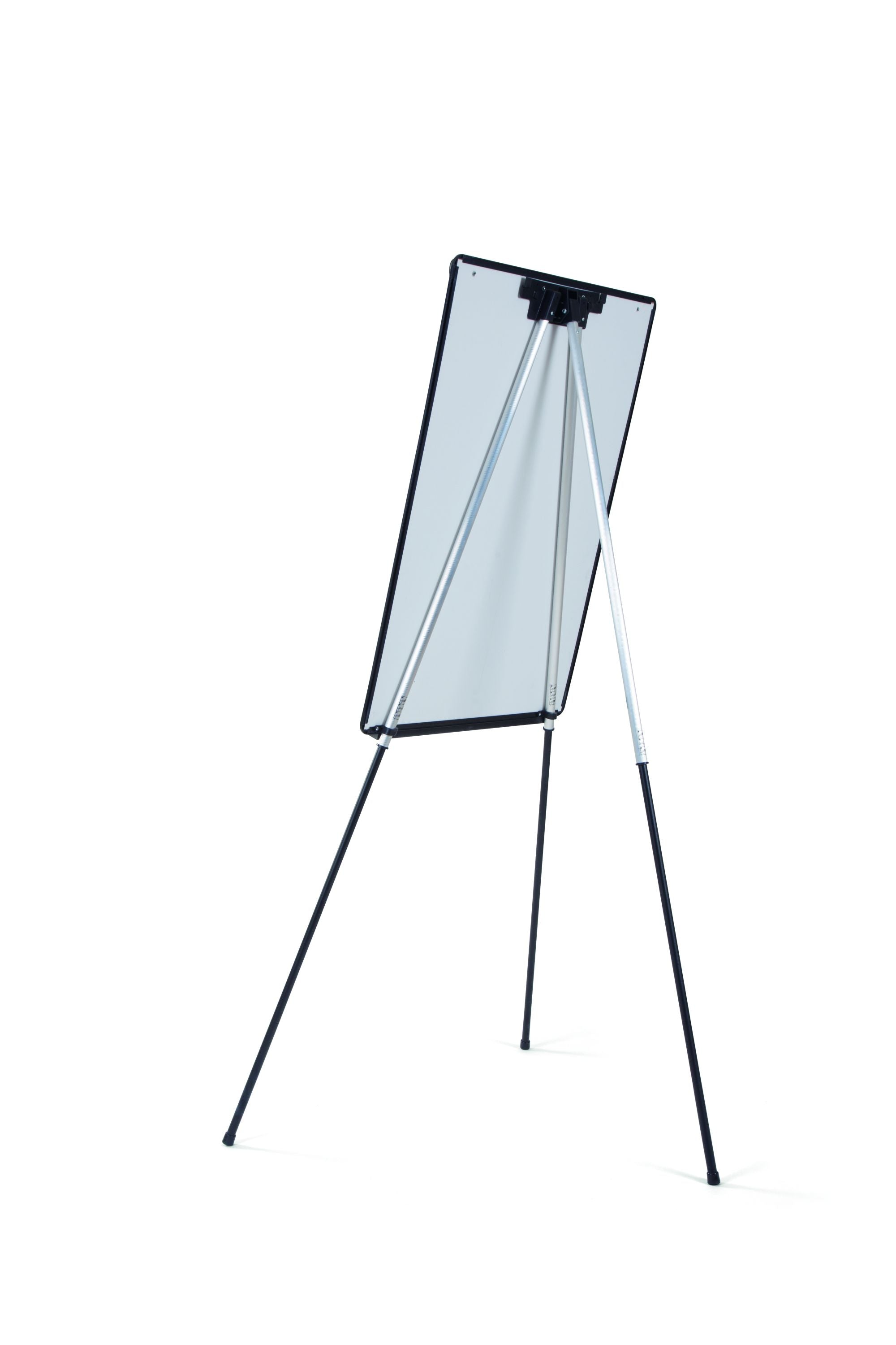 MasterVision Melamine Dry-Erase Tripod Presentation Easel, Black Plastic Frame, 29.5" x 42"