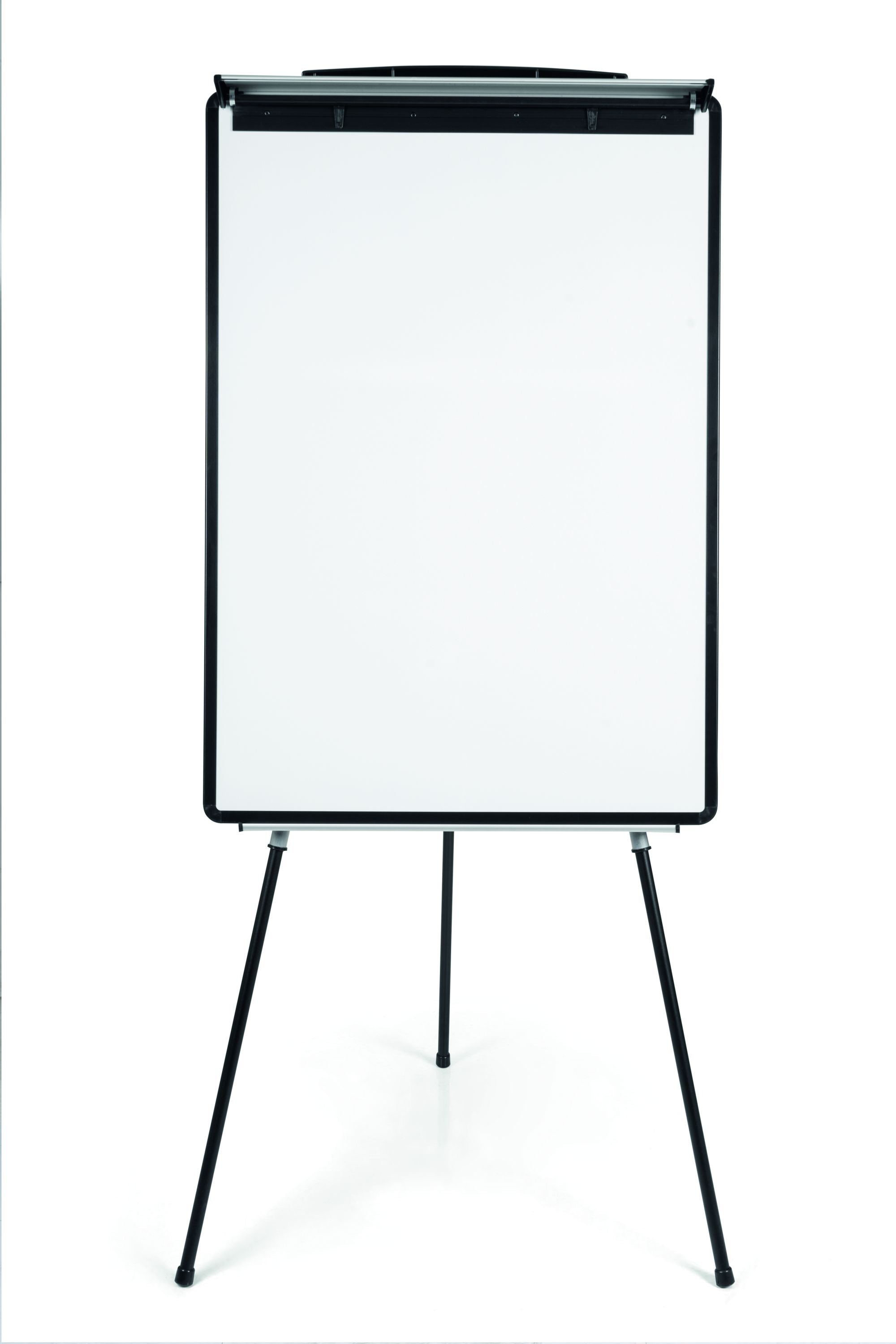 MasterVision Magnetic Steel Dry-Erase Tripod Presentation Easel with Extension Arms, Black and Silver Aluminum Frame, 29.5" x 42"