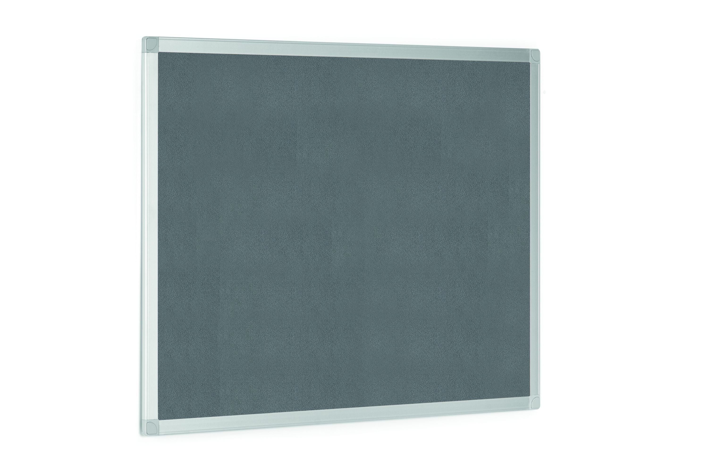 MasterVision Ayda Gray Felt Bulletin Board, 36" x 48", Aluminum Frame