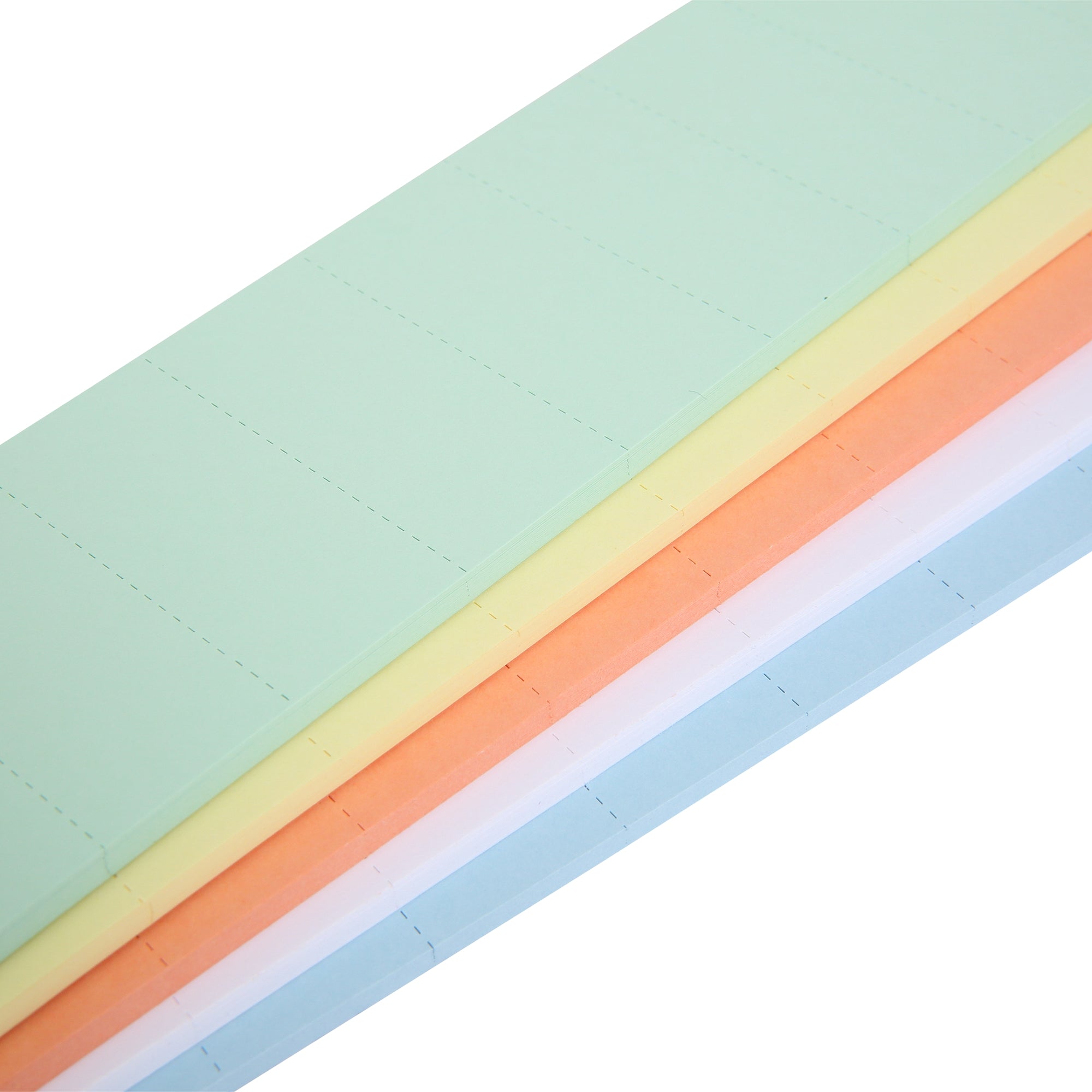 MasterVision Data Card Replacement Inserts, Assorted Colors, Accessories, 1" x 2", 1000 pack