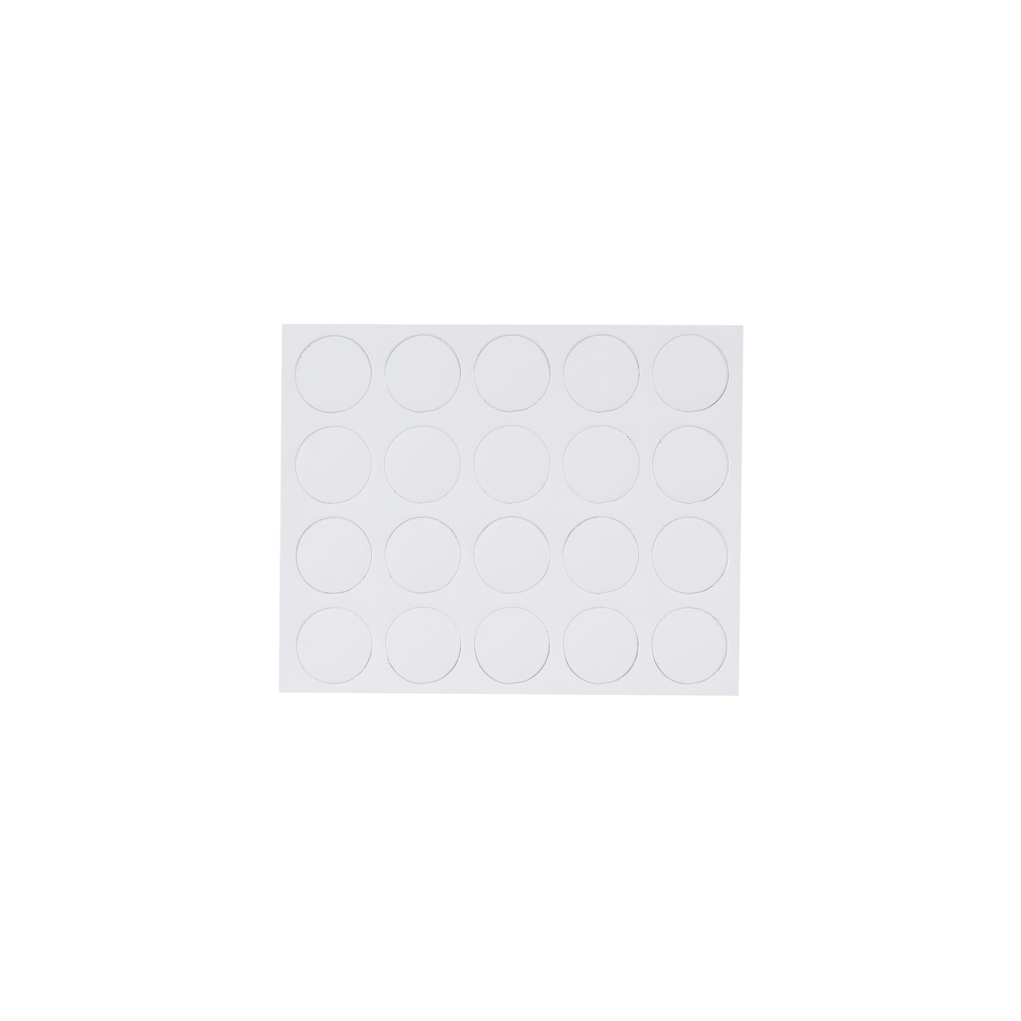 MasterVision White Circle Magnets, Pack of 20