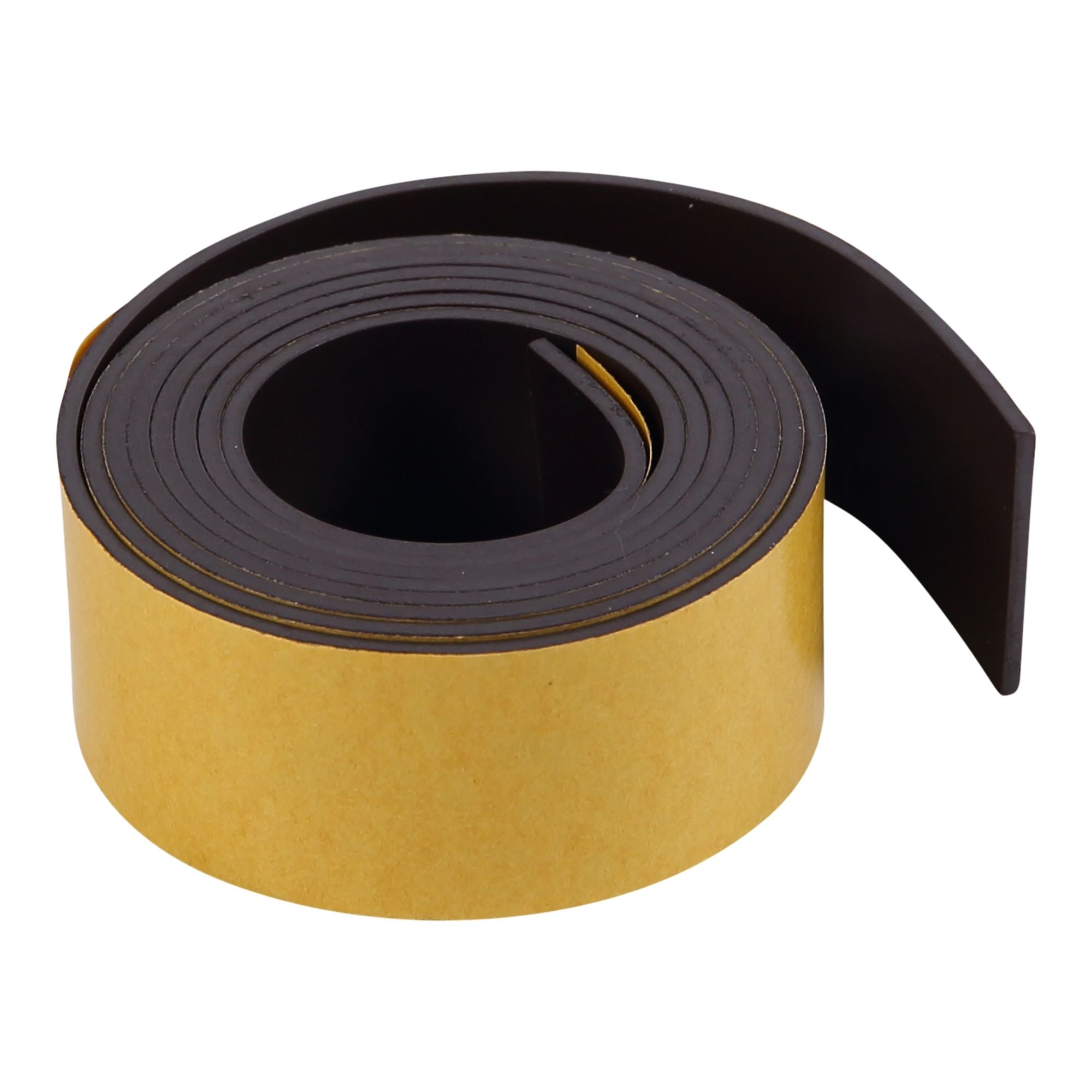 MasterVision Magnetic Adhesive Tape Roll 1" x 4 ft. Black