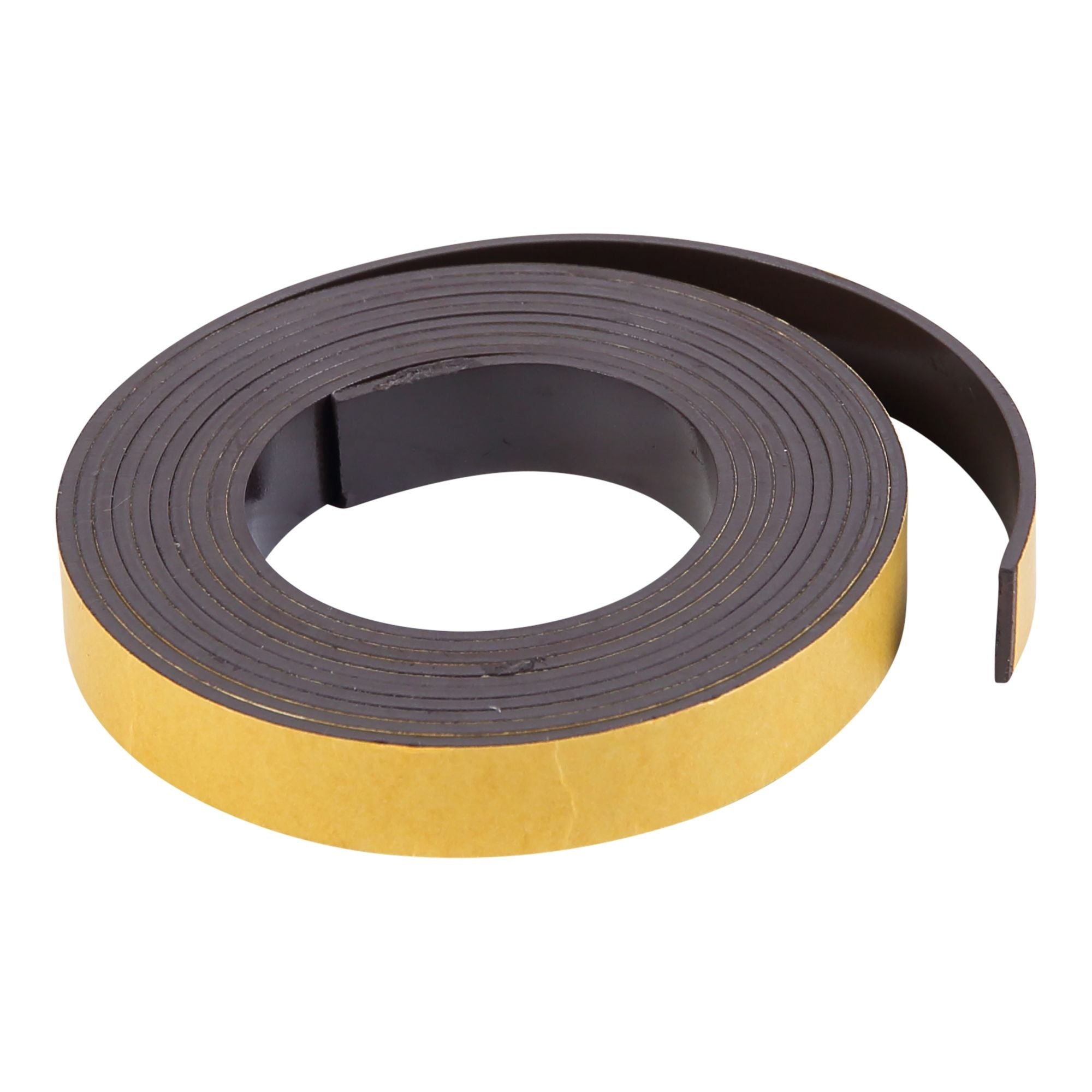 MasterVision Magnetic Adhesive Tape Roll 1/2" x 7 ft. Black