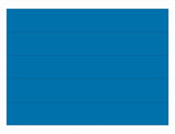 MasterVision Magnetic Dry-Erase Tape Strips, Blue, Write-on Wipe-off, 7/8" x 6", Pack of 25