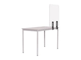 Transparent Frameless Glass Desk Divider, 23.62"x35.43"_1