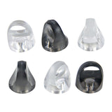 MasterVision Mini Magnets, White & Black Translucent, .75" Diameter