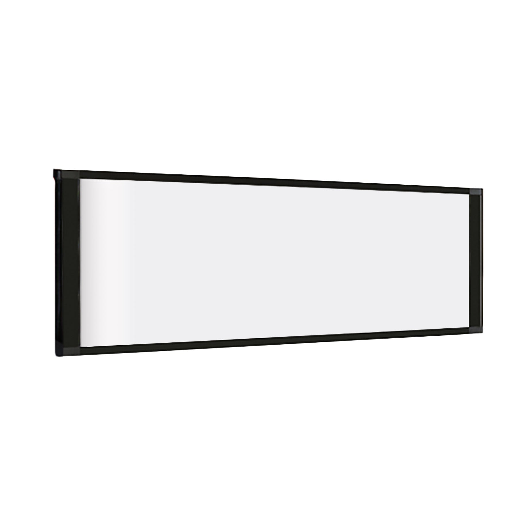 MasterVision Magnetic Steel Dry-Erase Cubicle Board, 18" x 36", Black Aluminum Frame