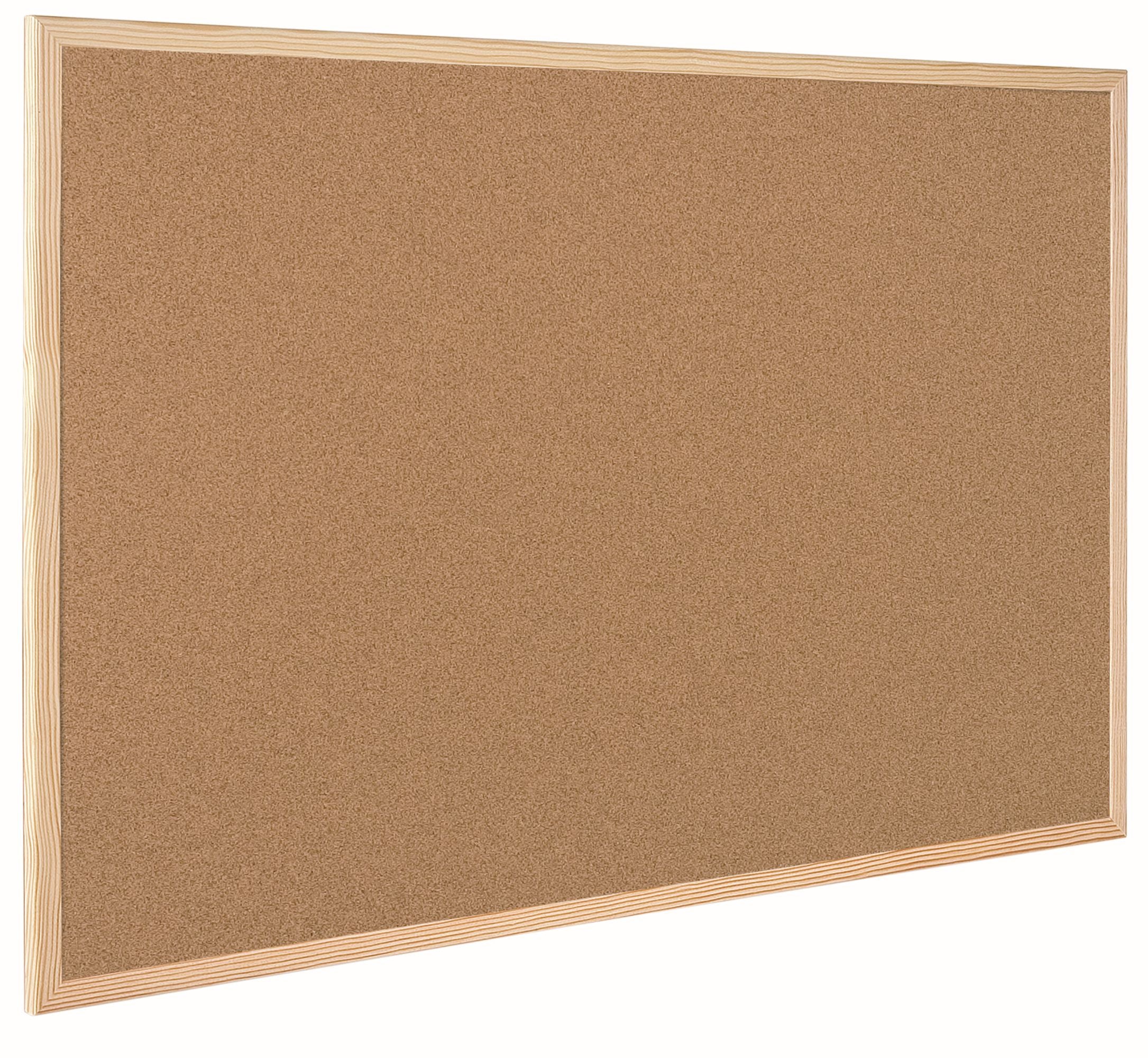 MasterVision Cork Bulletin Board, 18" x 24", Oak MDF Frame