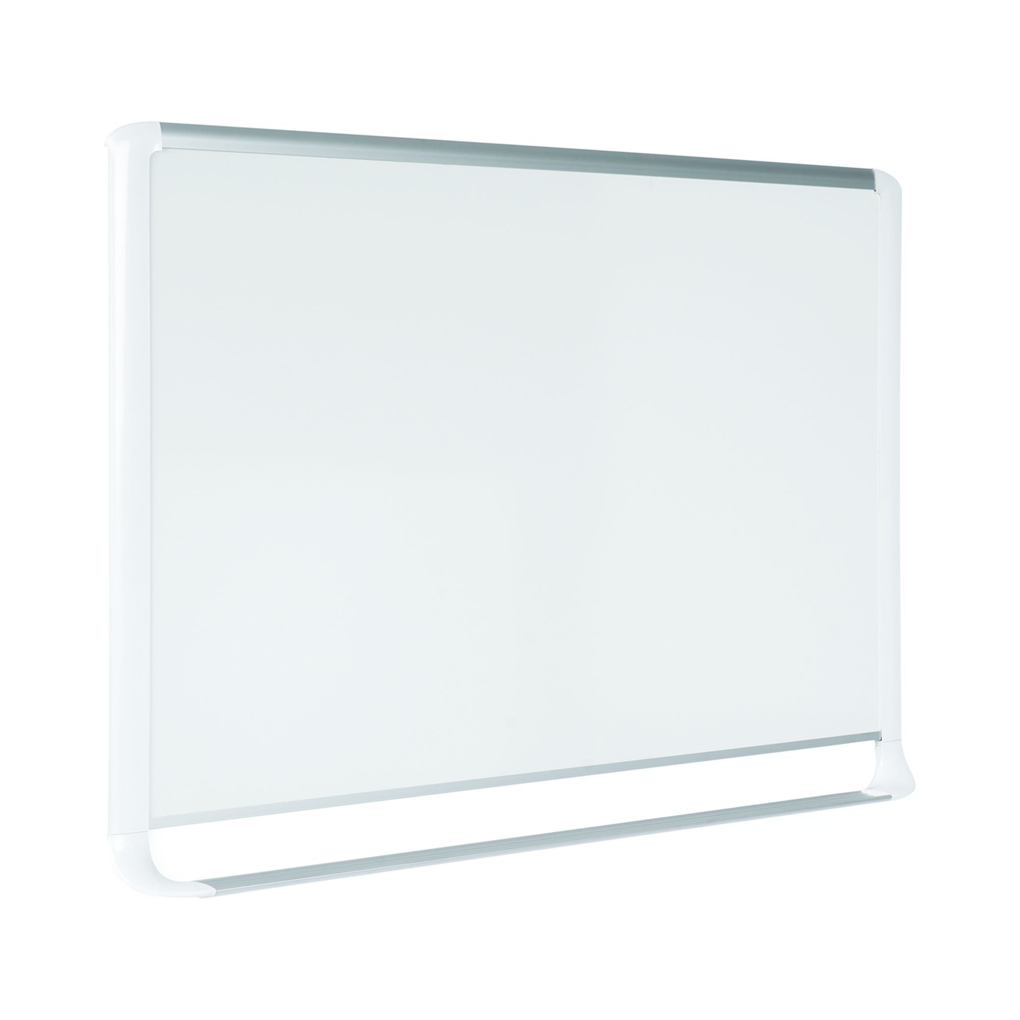 MasterVision MVI Magnetic Steel Dry-Erase Board, 48" x 96", Aluminum & White Frame_1