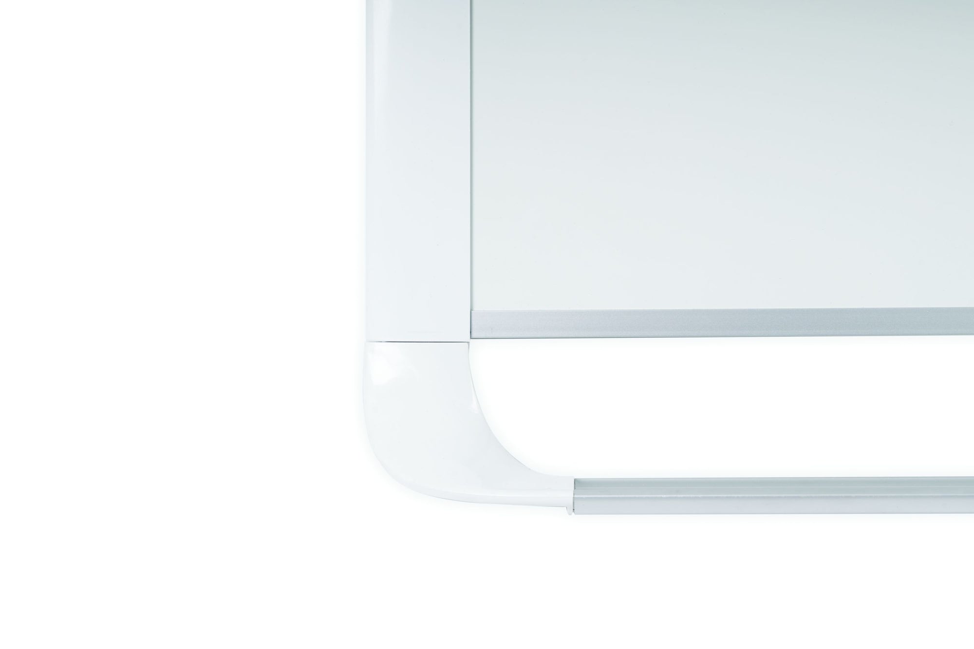 MasterVision MVI Magnetic Steel Dry-Erase Board, 48&quot; x 96&quot;, Aluminum &amp; White Frame_3