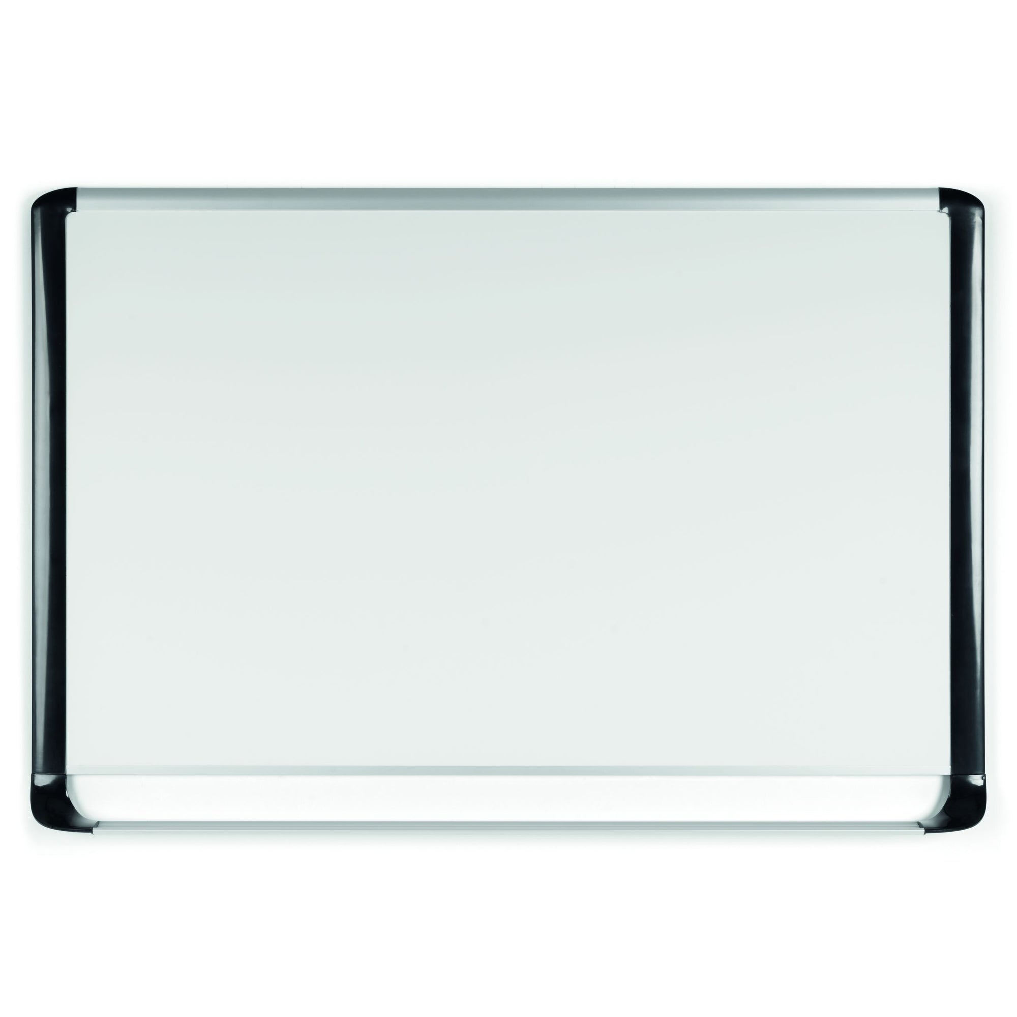 MasterVision MVI Magnetic Steel Dry-Erase Board, 48" x 72", Aluminum & Black Frame_0