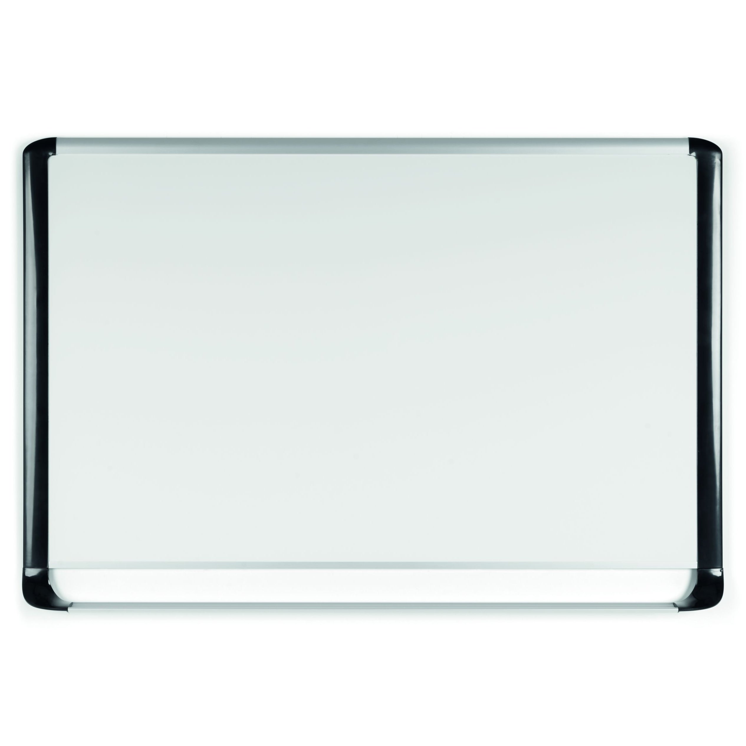 MasterVision MVI Magnetic Steel Dry-Erase Board, 48" x 72", Aluminum & Black Frame_0