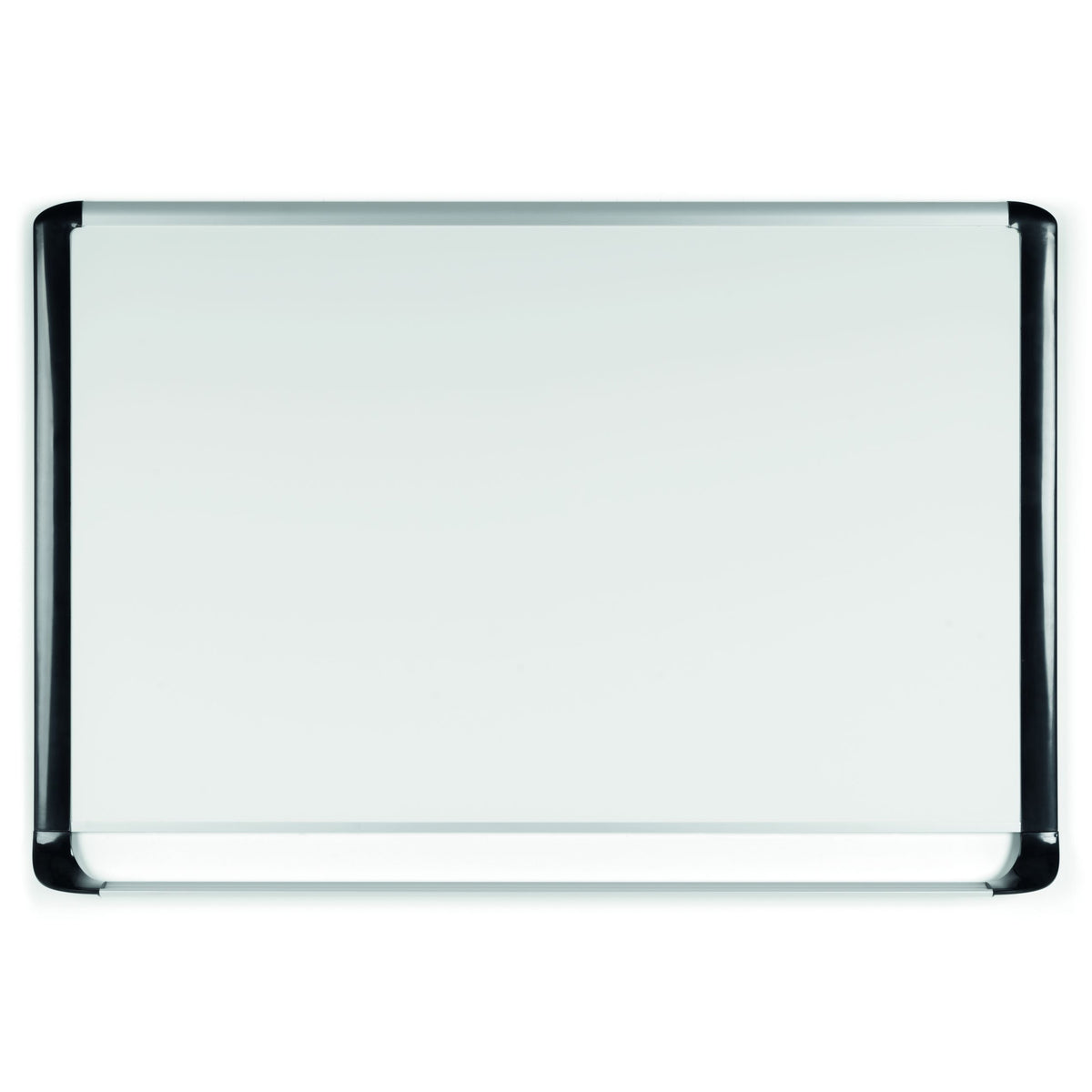 MasterVision MVI Magnetic Steel Dry-Erase Board, 48" x 72", Aluminum & Black Frame_0