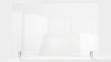Ghent Partition Extender, Clear Thermoplastic w/ Screws, 18" H x 24" W_1