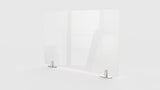 Ghent Partition Extender, Clear Thermoplastic w/ Tape, 18"H x 24"W_0