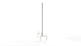 Ghent Partition Extender, Frosted Thermoplastic w/ Attached Clamp, 30"H x 24"W_1