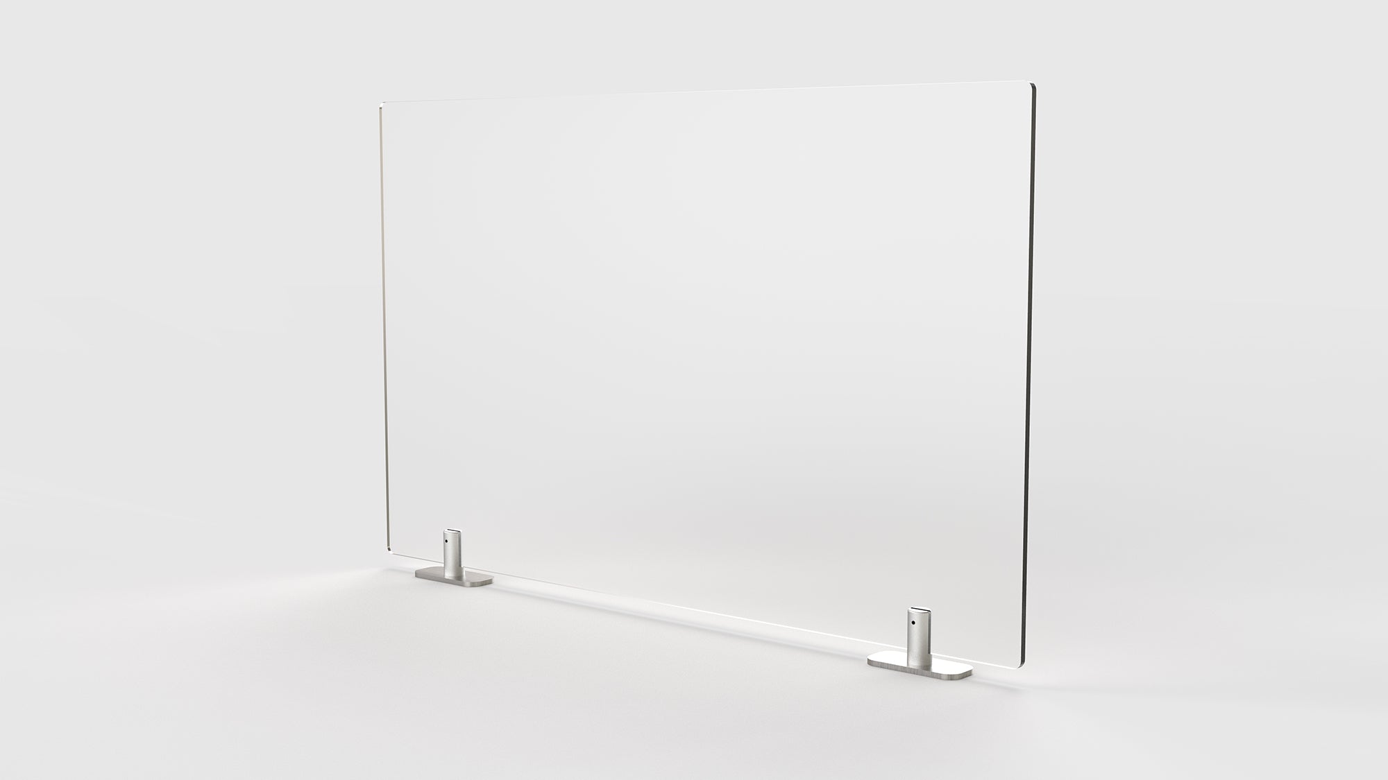 Ghent Partition Extender, Frosted Thermoplastic w/ Tape, 18"H x 29"W_0