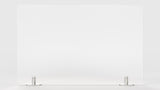 Ghent Partition Extender, Frosted Thermoplastic w/ Tape, 30"H x 29"W_1