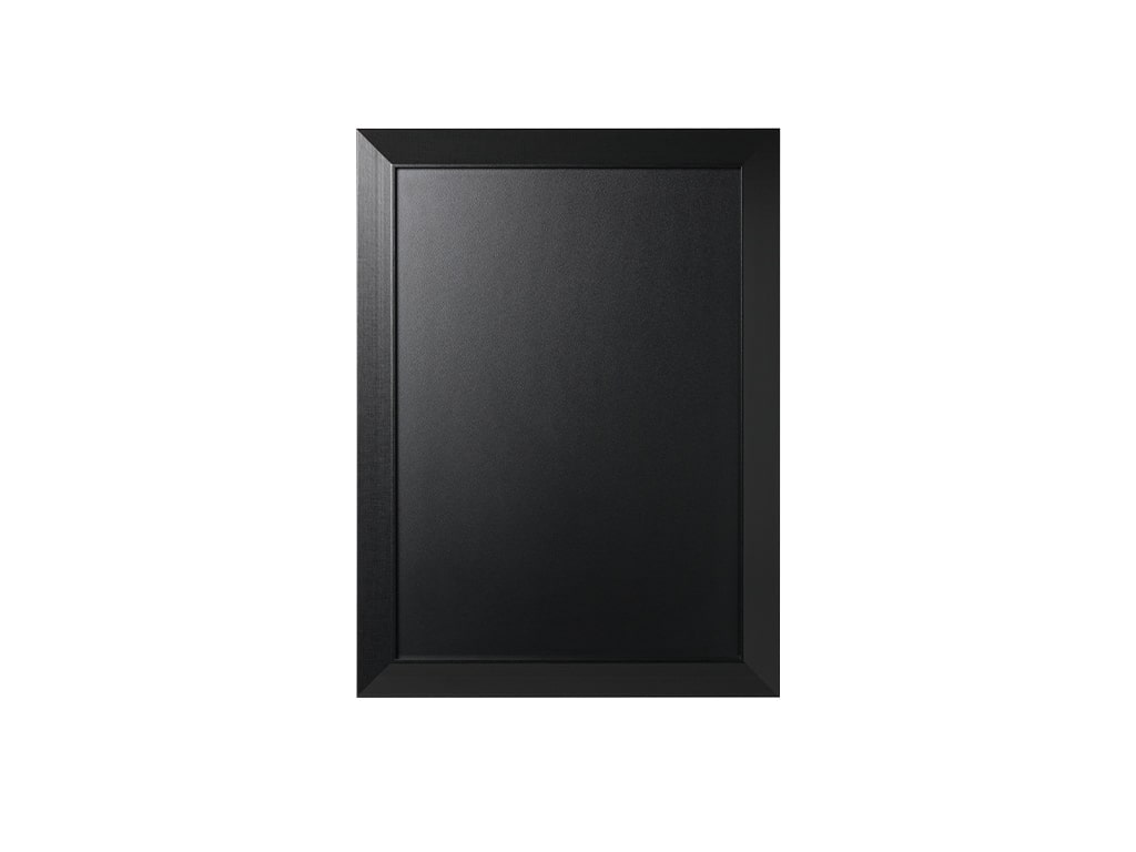 MasterVision Kamashi Chalk Board, Black MDF Frame, 24" x 36"