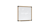 Ghent Prest Wall Whiteboard, Magnetic, Natural Oak   Frame, 4'H x 4'W_0