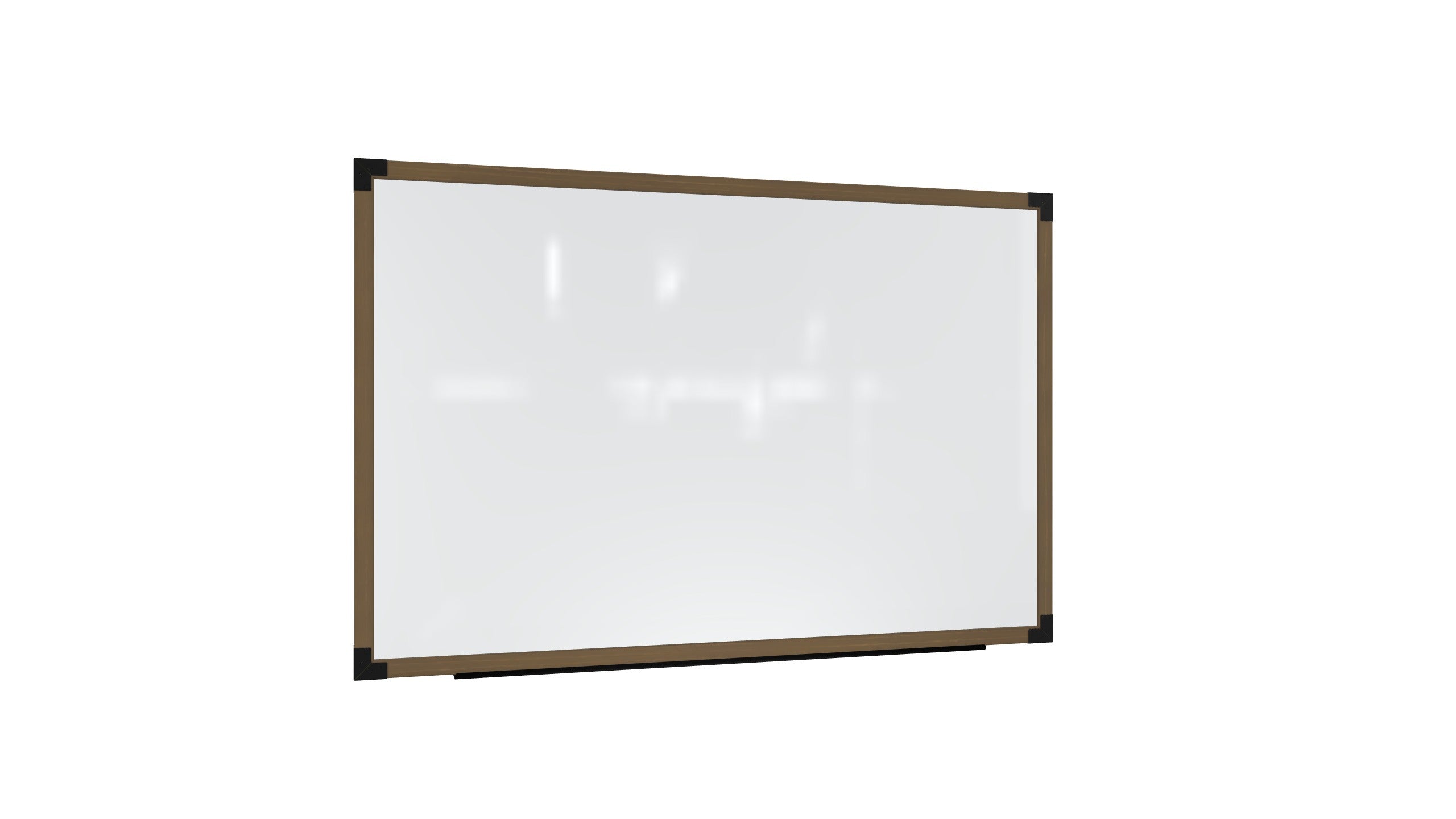 Ghent Prest Wall Whiteboard, Magnetic, Driftwood Oak   Frame, 4'H x 6'W_0