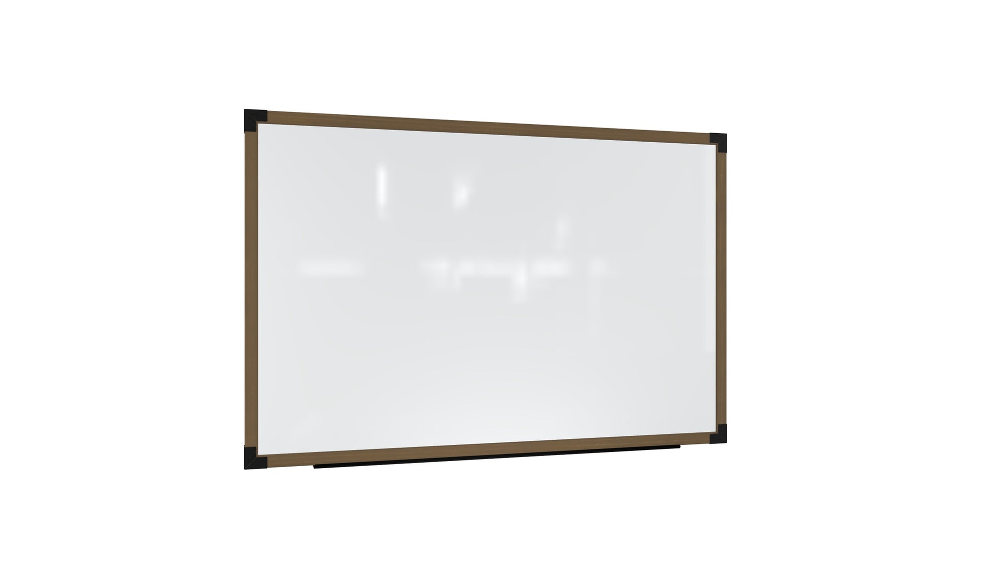 Ghent Prest Wall Whiteboard, Magnetic, Driftwood Oak   Frame, 3&#39;H x 5&#39;W_0