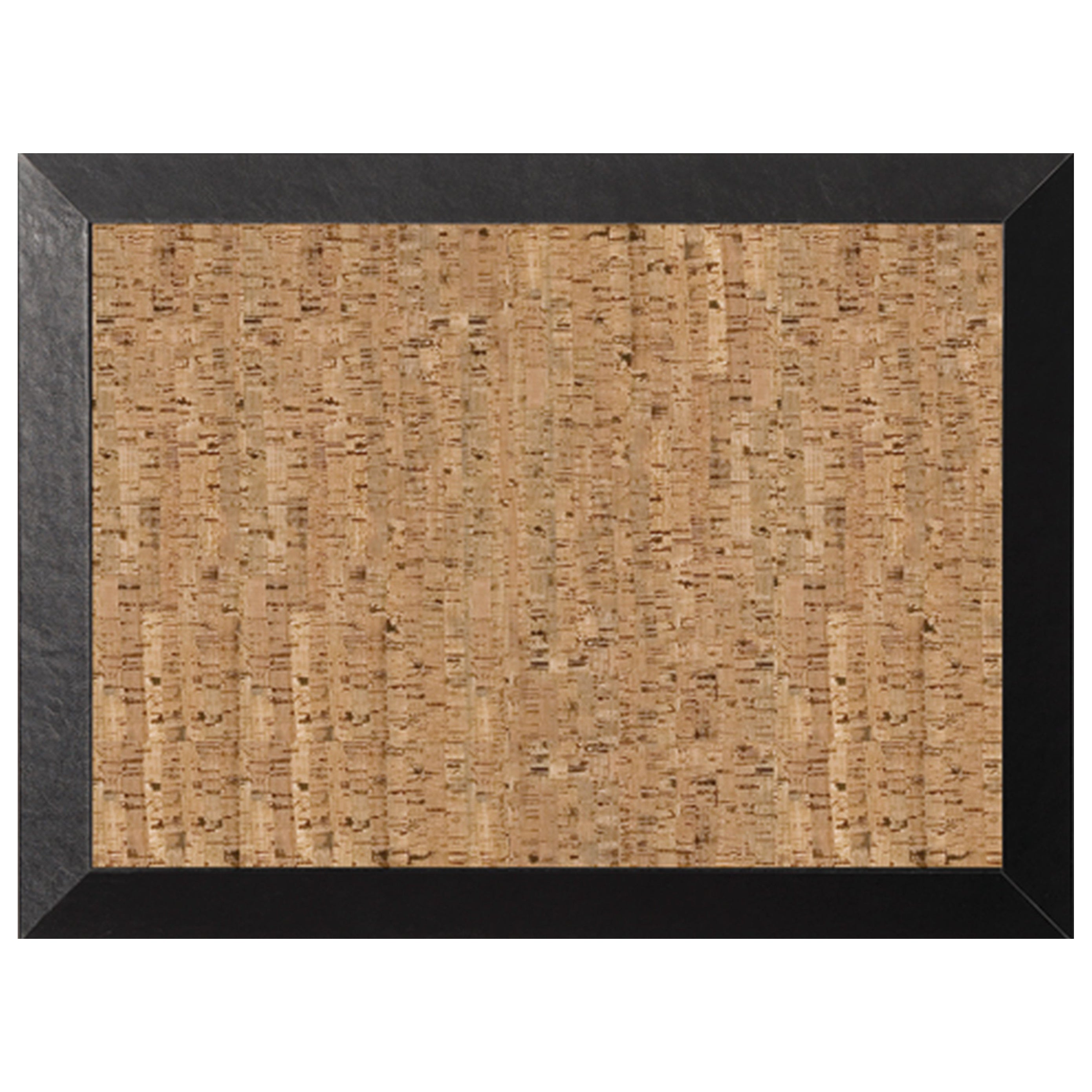 MasterVision Kamashi Cork Bulletin Board, Black MDF Frame, 24" x 36"