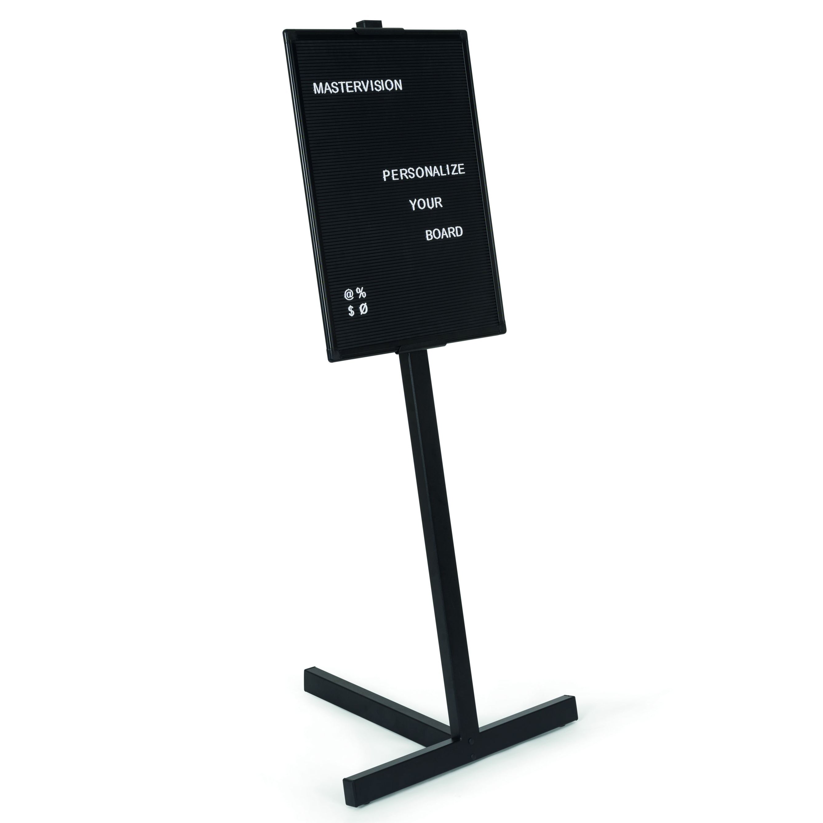 MasterVision Letter Board Stand, 18"x 24", Aluminum Frame, Black