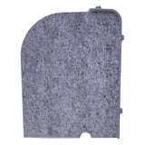 Ghent Acoustic Desktop Surround Protection Screen, Silver PET Felt, 24" H x 24" W x 18"D_2