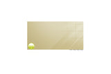 Ghent Aria Low Profile Glassboard, Non-magnetic, 4'H x 5'W, Horizontal, Beige_0