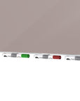Ghent Aria Low Profile Glassboard, Magnetic, 4'H x 8'W, Horizontal, Lilac Gray_0