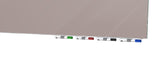 Ghent Aria Low Profile Glassboard, Non-magnetic, 4'H x 3'W, Vertical, Lilac Gray_1