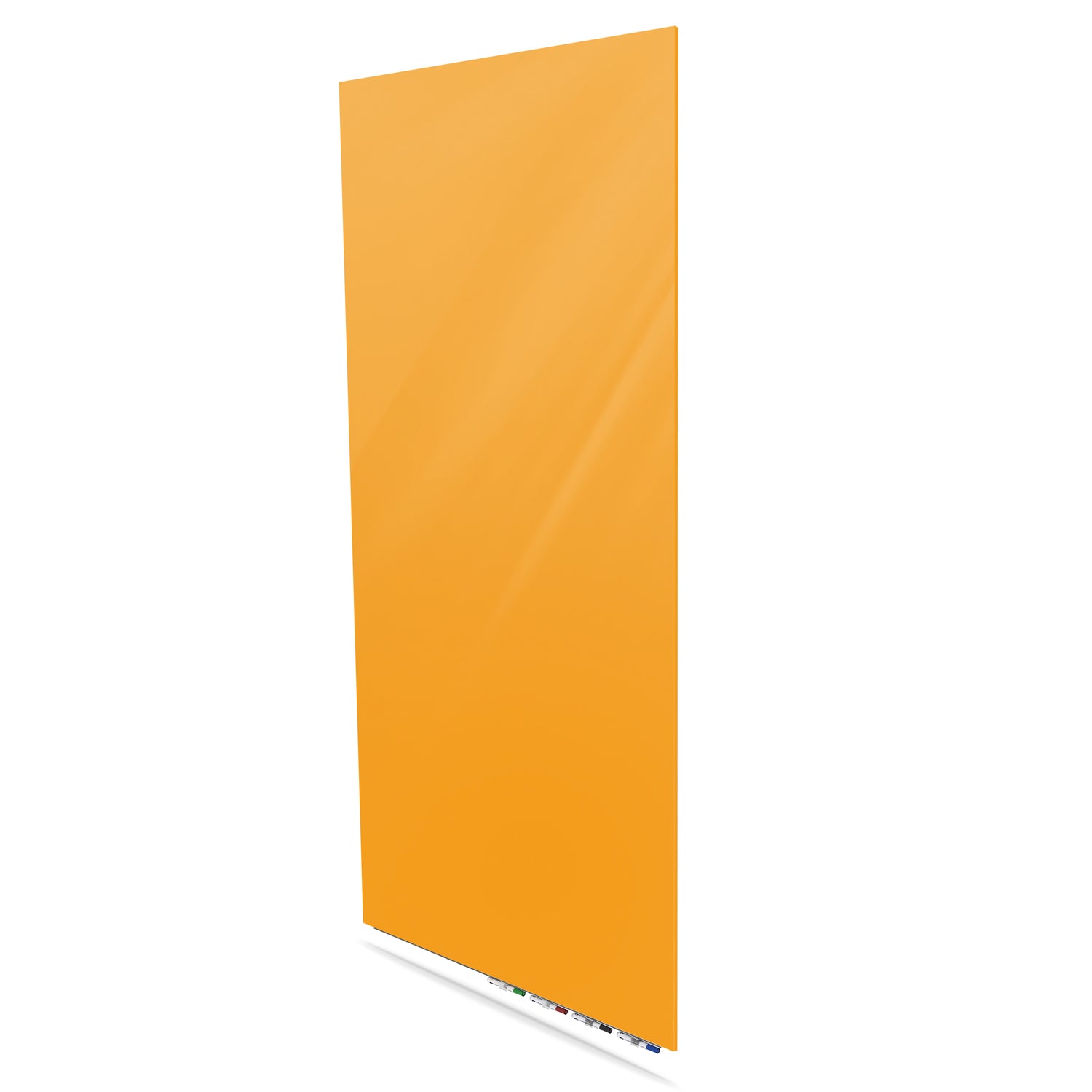 Ghent Aria Low Profile Glassboard, Magnetic, 10'H x 4'W, Vertical, Marigold_2