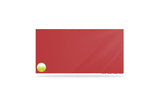 Ghent Aria Low Profile Glassboard, Magnetic, 3'H x 4'W, Horizontal, Rose_1