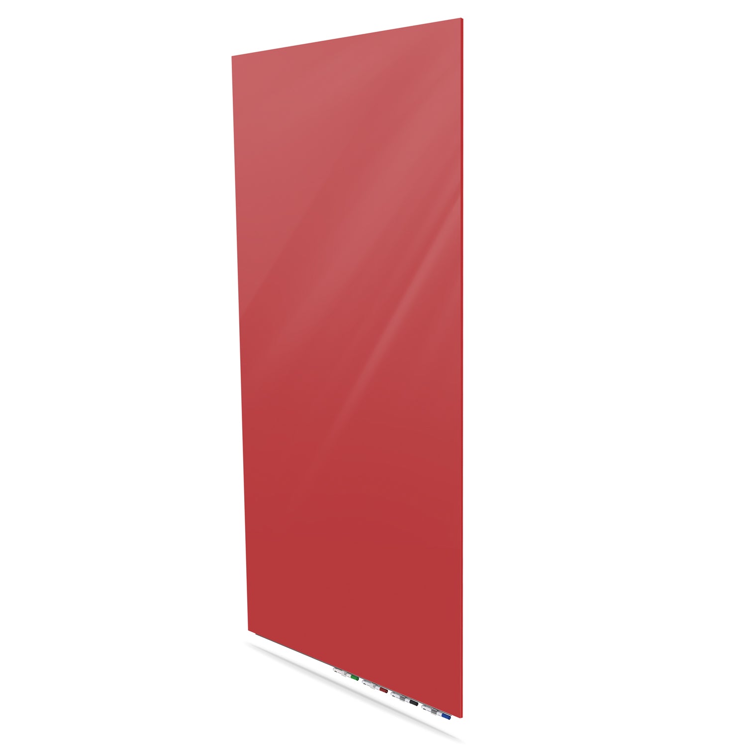 Ghent Aria Low Profile Glassboard, Magnetic, 10'H x 4'W, Vertical, Vertical, Rose_2