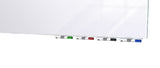 Ghent Aria Low Profile Glassboard, Magnetic, 4'H x 4'W, Square, White_1