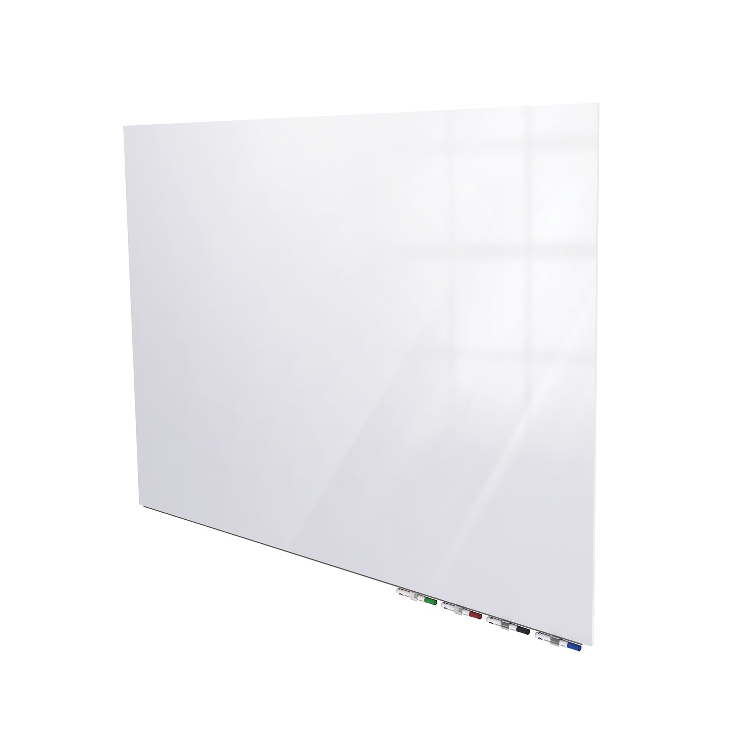 Ghent Aria Low Profile Glassboard, Magnetic, 2'H x 3'W, Horizontal, White_0