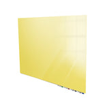 Ghent Aria Low Profile Glassboard, Magnetic, 4'H x 6'W, Horizontal, Yellow_0