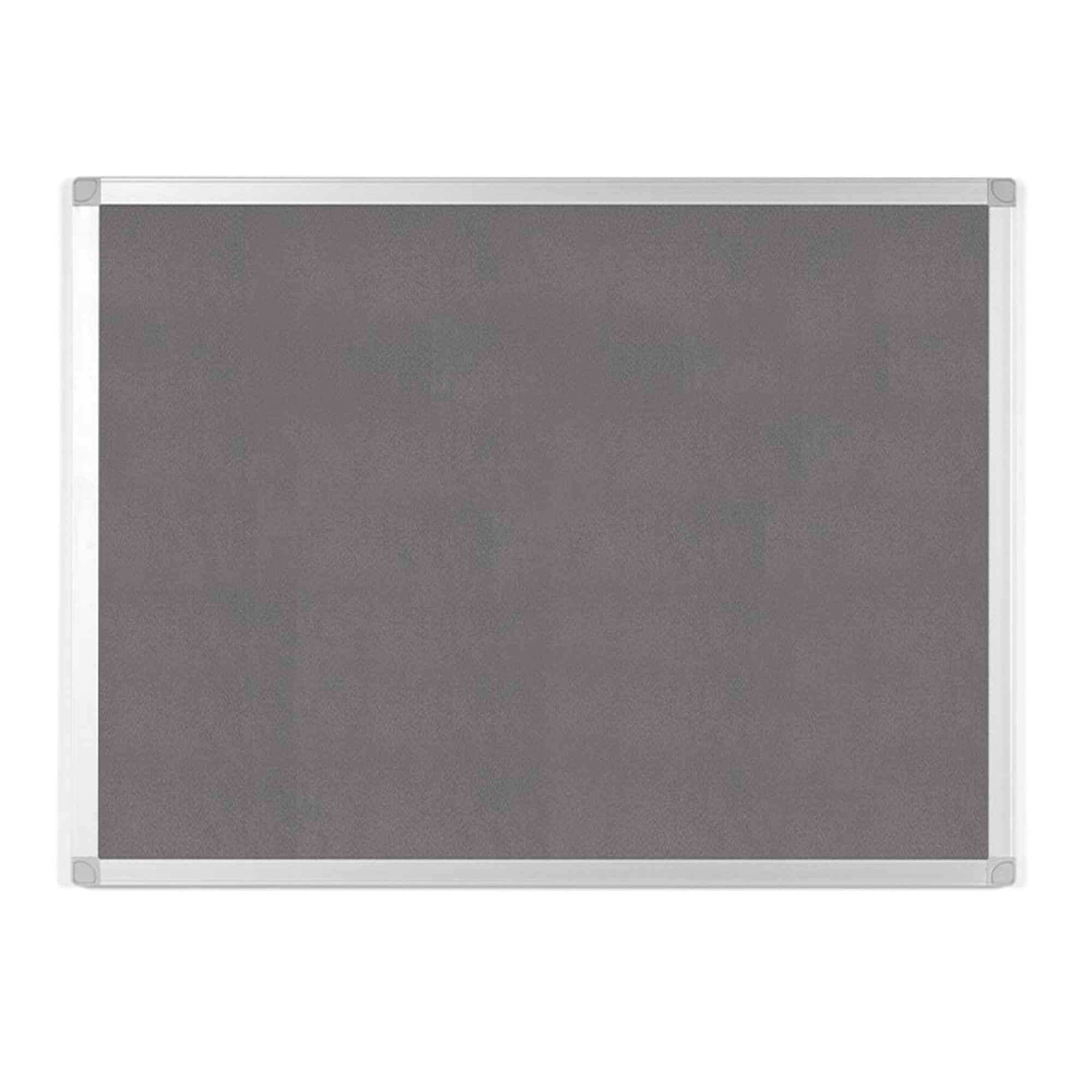 MasterVision Ayda Gray Felt Bulletin Board, 36" x 48", Aluminum Frame