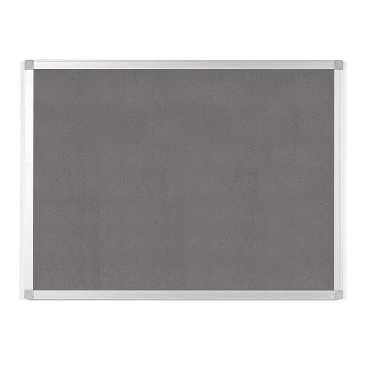 MasterVision Ayda Gray Felt Bulletin Board, 24" x 36", Aluminum Frame