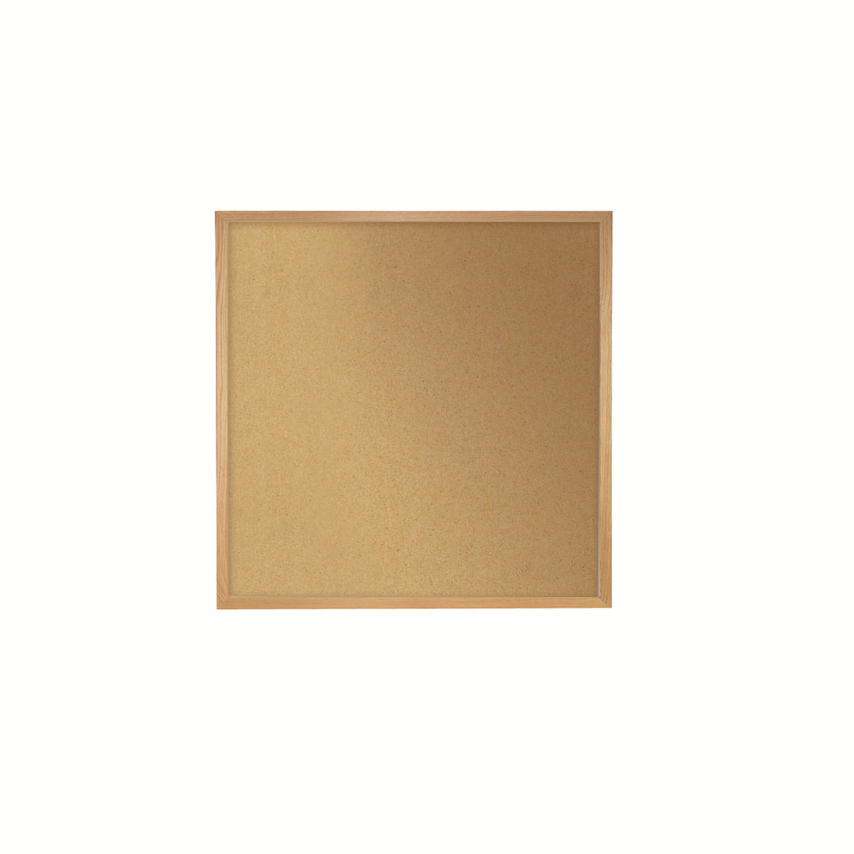 Ghent Natural Cork Bulletin Board w/ Wood Frame, 4'H x 4'W_0