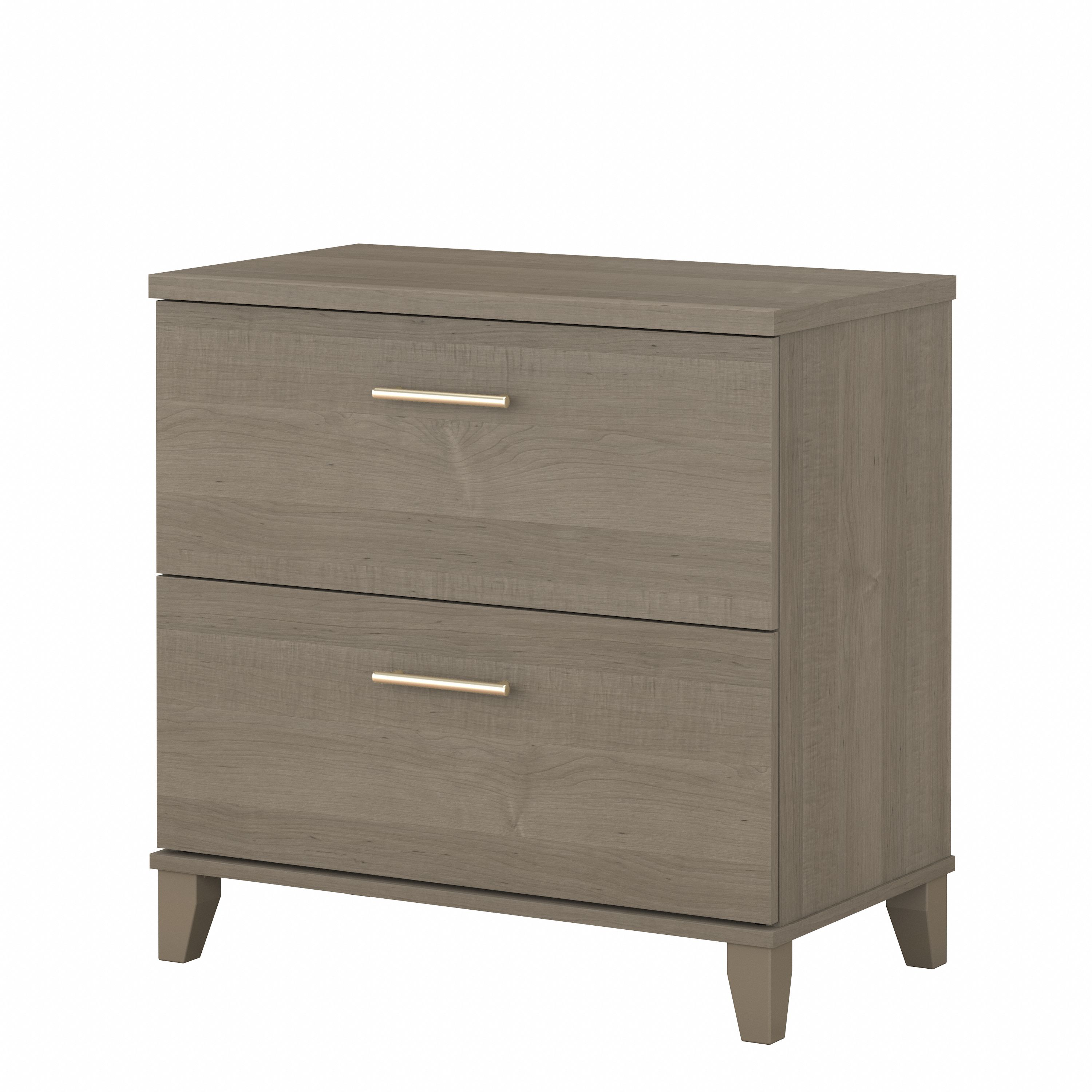 Bush Furniture Somerset 2 Drawer Lateral File Cabinet | Ash Gray/White_0