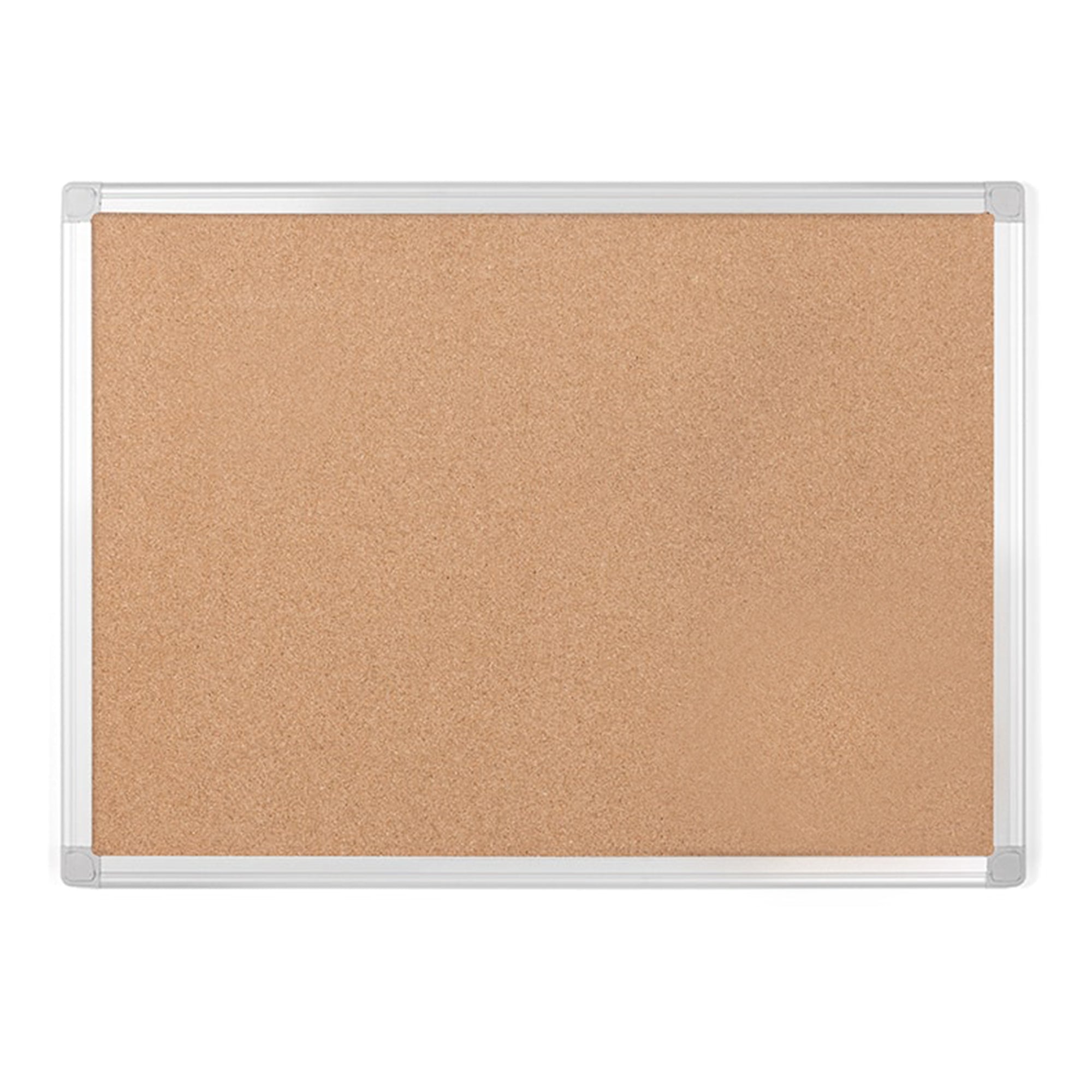 MasterVision Earth Cork Bulletin Board, 48" x 72", Aluminum Frame