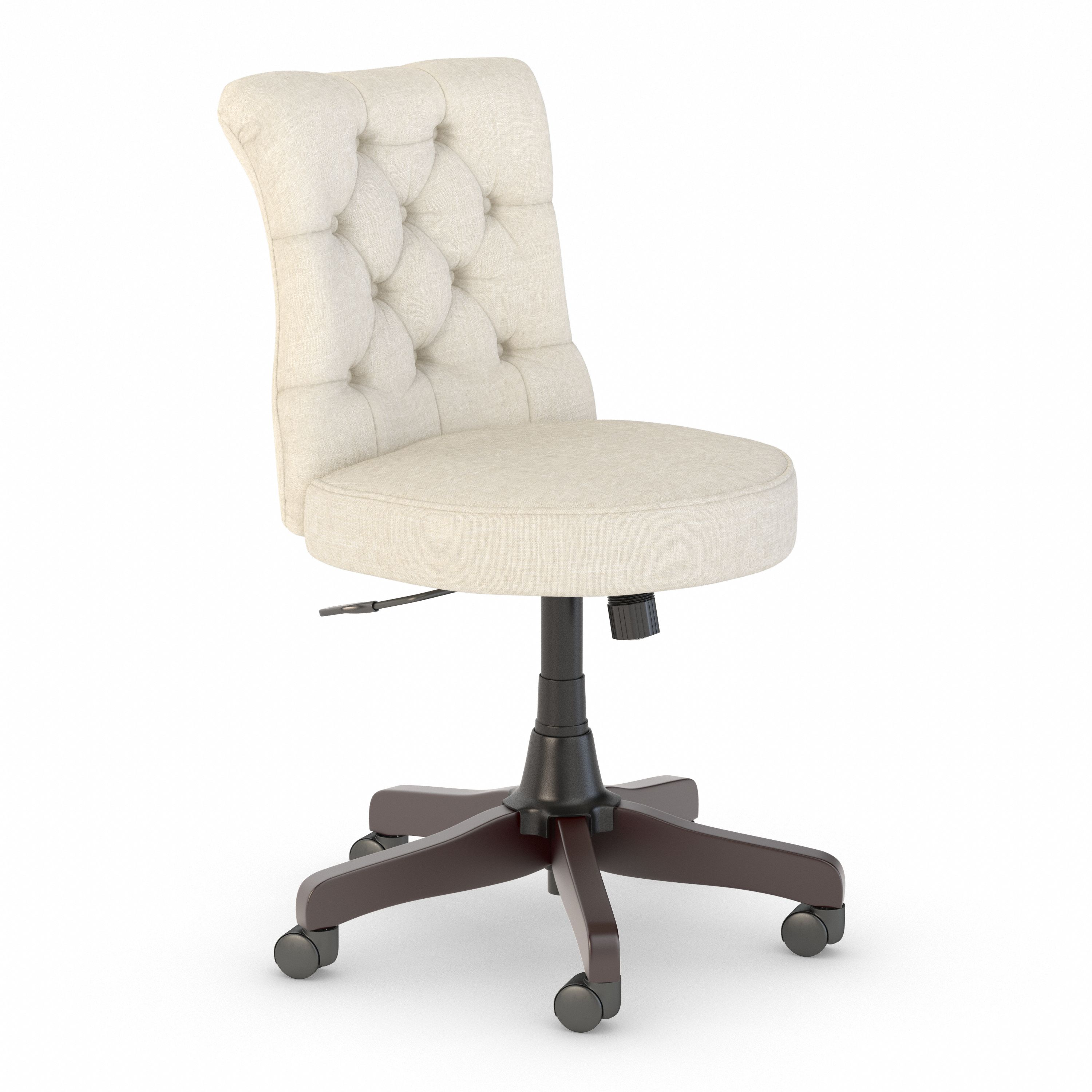 Bush Business Furniture Arden Lane Mid Back Tufted Office Chair | Cream Fabric_0