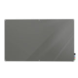 Ghent Harmony Glassboard w/ Standoffs, Magnetic, Radius Corners, 4'H x 8'W, Smoke_0