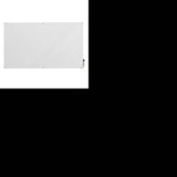 Ghent Harmony Glassboard w/ Standoffs, Non-magnetic, Square Corners, 4'H x 8'W, White_0